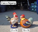 TƯỢNG GỐM GÀ TRE