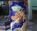 BINH HOA LONG PHỤNG 3 MÀU