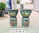 COMBO ĐÔN TRỐNG THỦ CÔNG VÀ CHẬU GIẢ CỔ