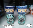 COMBO ĐÔN TRỐNG THỦ CÔNG VÀ CHẬU GIẢ CỔ
