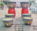 COMBO ĐÔN TRỐNG XUẤT KHẨU VÀ CHẬU CHỮ PHƯỚC