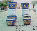 COMBO ĐÔN TRỐNG XUẤT KHẨU VÀ CHẬU CHỮ PHƯỚC