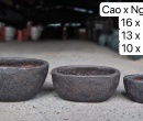 BỘ BA MEN SÔI OVAL ĐEN