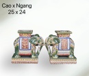 ĐÔN VOI THÀNH LỄ MINI XANH LÁ