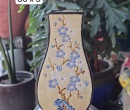 BÌNH BÁCH HOA VUÔNG MAI LAN CÚC TRÚC