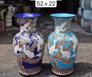 BÌNH HOA CHẤM KHẮC CÒ