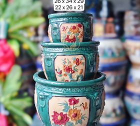 BỘ 3 CHẬU THỐNG