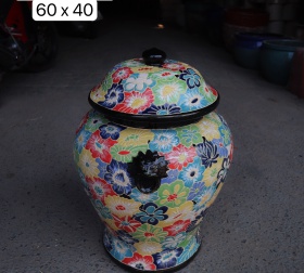 BÌNH GỐM BÁCH HOA