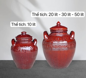 BÌNH NGÂM RƯỢU NÂU