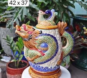 BÌNH RÓT RỒNG BÁCH HOA