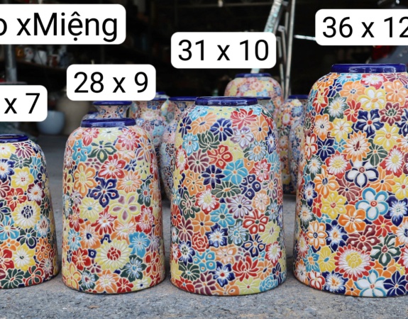 BÌNH CHUÔNG BÁCH HOA 