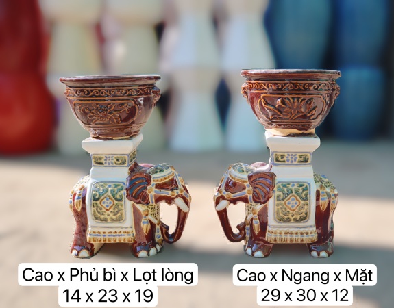 COMBO ĐÔN VOI VÀ CHẬU MINI