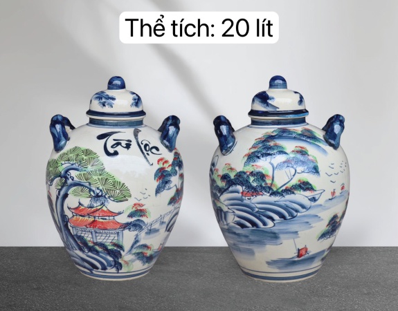 BÌNH NGÂM RƯỢU TÀI LỘC 20 LÍT