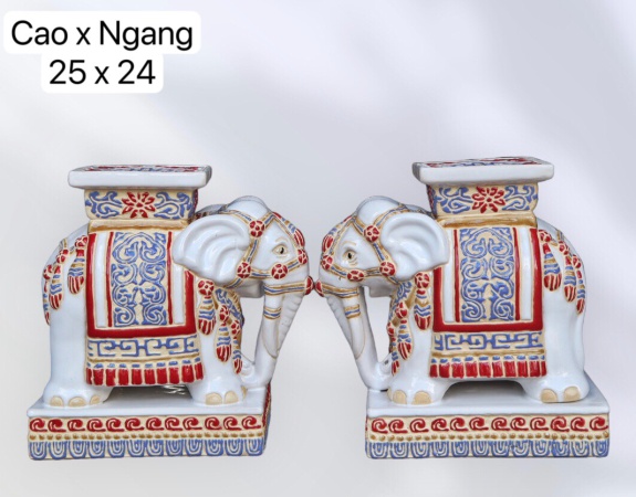 ĐÔN VOI THÀNH LỄ MINI TRẮNG