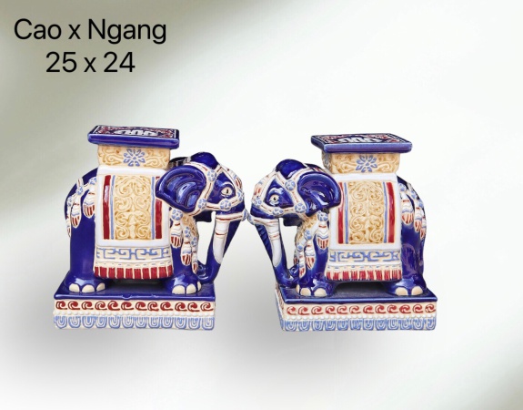 ĐÔN VOI THÀNH LỄ MINI XANH DƯƠNG