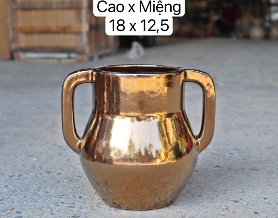 BÌNH HOA MEN ĐỒNG 02