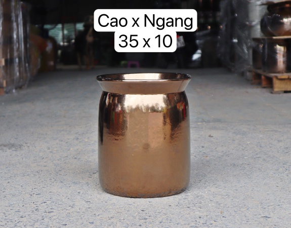 BÌNH HOA  MEN ĐỒNG 08